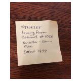 Genuine Signed STICKLEY Quartersawn Oak Cabinet