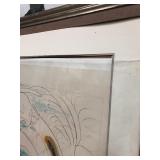 Framed SALVADOR DALI Artist Proof Lithograph Print (Broken Glass)