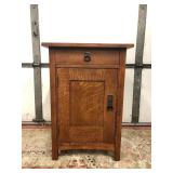 Genuine Signed STICKLEY Quartersawn Oak Cabinet