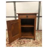 Genuine Signed STICKLEY Quartersawn Oak Cabinet