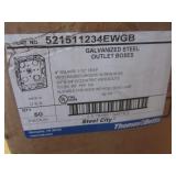 Galv Steel Outlet Boxes