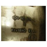 Set  of 4 Audi Aluminum Rims