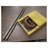 Vintage Horseshoe Set