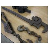 Vise, Pipe Wrench, Load Binder