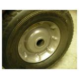 Pair Hard Rubber Utility Wheels