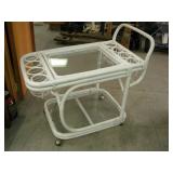 Vintage Bamboo Service Cart