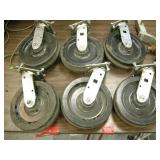 6 Large Swivel Castors