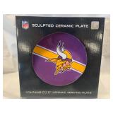 Minnesota Vikings 11" Ceramic Serving Plate New