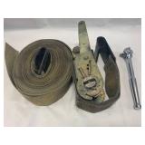 Kinedyn Tie Down Strap & New Husky 3/8" Made in USA Ratchet