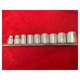New SK Tools Made in USA 9pc Socket Set