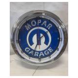 New Mopar 15" Neon Clock