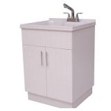 Shaker Laundry cabinet kit with pul...