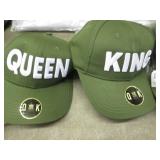 3 Sets King/Queen Caps...