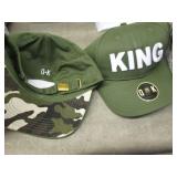 3 Sets King/Queen Caps...