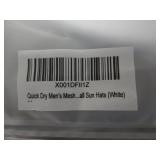 Lot of 3 White Mens Mesh Caps...