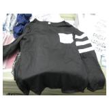 6 Black/White Long Sleeve Tshirts(L...