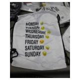 6 Day of Week Emoji Drawstring Back...