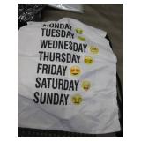 6 Day of Week Emoji Drawstring Back...