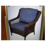 Hampton Bay Brown Wicker Patio Loun...