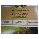 Hampton Bay 30 in. Brookland Black ...