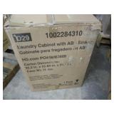 Shaker Laundry cabinet kit with pul...