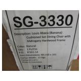 Louisa Abaca Cushioned Seat Dining ...