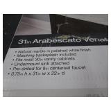 MSI 31 in. Marble Single Sink Vanit...