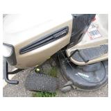 Craftsman riding mower, electric st...