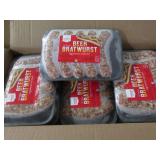 Beer Bratwurst frozen case...