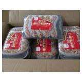 Beer Bratwurst frozen case...