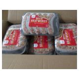 Beer Bratwurst frozen case...
