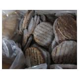 20# pre cooked beef patties...