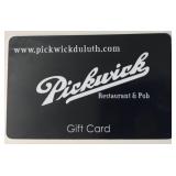 $50.00 gift card for Pickwick Resta...