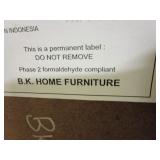 B.K. HOME FURNITURE DRESSER AND NIGHTSTAND