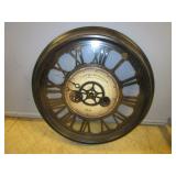 ELECTRIC FIREPLACE AND WALL CLOCK