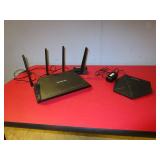 NETGEAR NIGHTHAWK ROUTER AND ETHERNET SWITCH