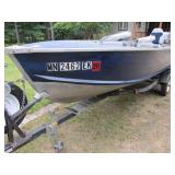 Blue Fin Boat, Suzuki OB, Trailer