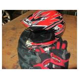 HJC Helmet, Sunglasses, Gloves