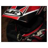 HJC Helmet, Sunglasses, Gloves