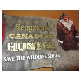 Seagrams Canada Hunter Sign