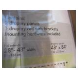 Curtain Rods, Cabinet Hooks