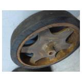 Vintage Railroad Cart Wheels
