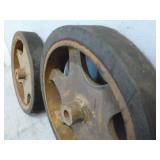 Vintage Railroad Cart Wheels