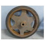 Vintage Railroad Cart Wheels