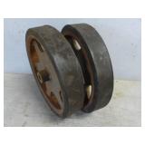 Vintage Railroad Cart Wheels