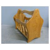 Oak Magazine Rack