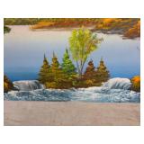 Vintage Original Oil On Board