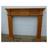 Oak Fireplace Mantle