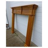 Oak Fireplace Mantle