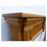 Oak Fireplace Mantle